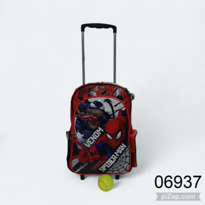 Imagen de MOCHILA SPIDERMAN 16´C/CARRO 10.25